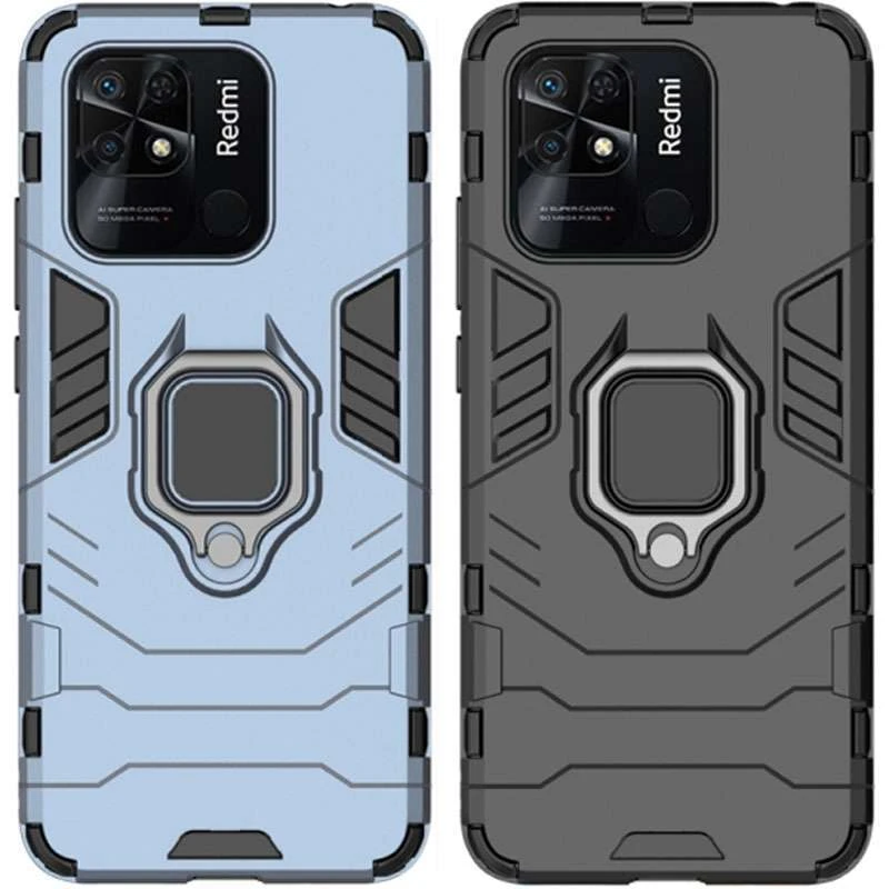 

Протиударний чохол Transformer з кільцем на Xiaomi Redmi 10C