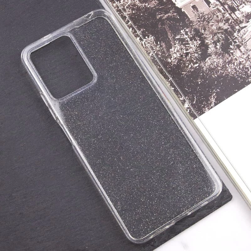 Блискучий силіконовий чохол на Xiaomi Redmi Note 12 4G – Clear. Фото 2 з 4