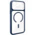Чохол TPU+PC GETMAN Moon Clear with MagSafe для Apple iPhone 17 Air (6.5") – Blue. Фото 1 з 6