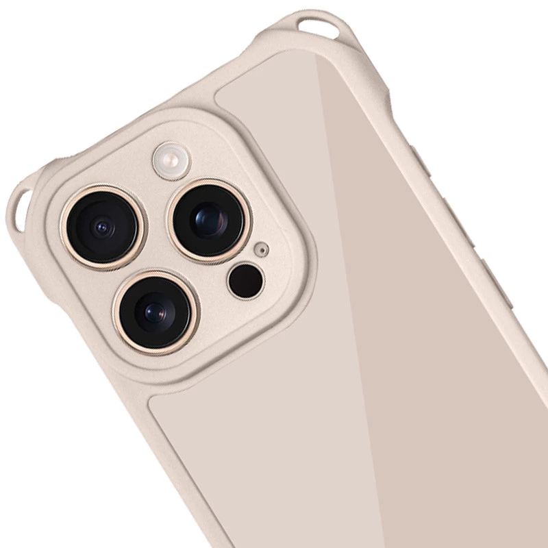 Силіконовий чохол CrossBody зі шнурком для Apple iPhone 17e (6.1") – Antigue White. Фото 3 з 5