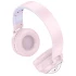 Накладные беспроводные наушники Hoco W50 Cute fun – Pink. Фото 2 из 3