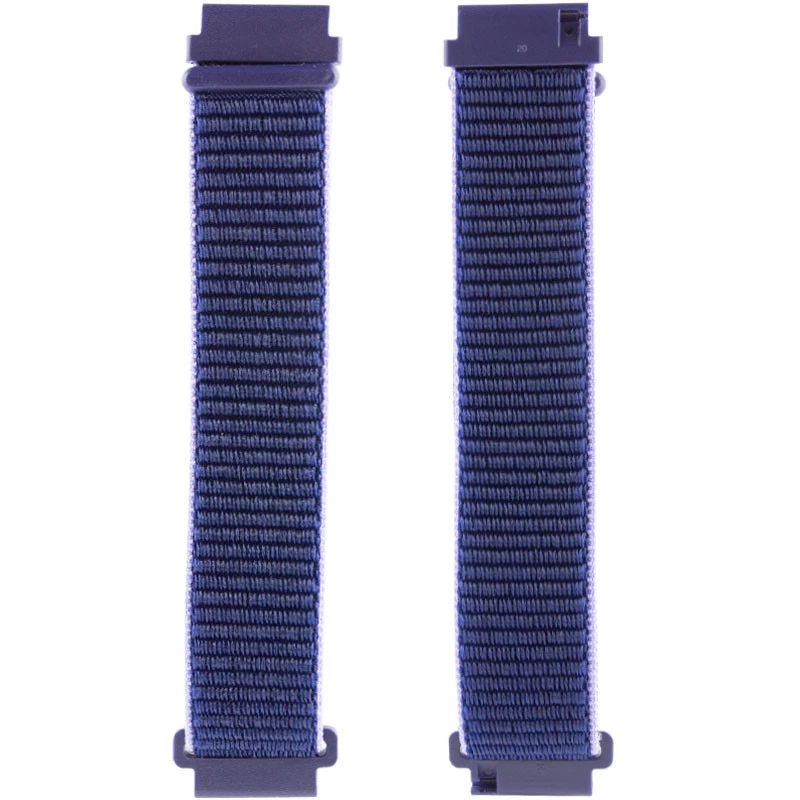 Ремінець Nylon для Smart Watch 20mm – Темно-синій / Бузковий. Фото 1 з 4