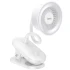 Портативний вентилятор Hoco HX610 handheld folding fan 1800 mAh – White. Фото 3 з 6