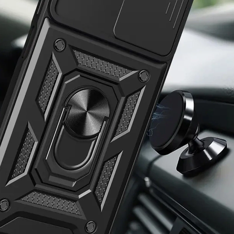 Протиударний чохол Serge Ring з захистом камери на Oppo A53 5G / A73 5G – Чорний. Фото 2 з 4