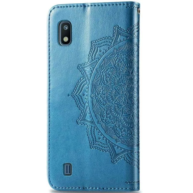 Кожаный чехол-книжка Art Case с визитницей для Samsung Galaxy A10 (A105F) – Синий. Фото 2 из 6