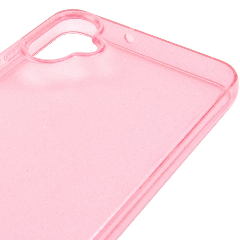 Блискучий силіконовий чохол на Samsung Galaxy A05 – Pink. Фото 7 з 9