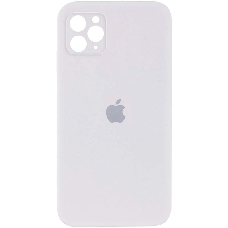 

Чехол Silicone Case Square с защитой камеры для Apple iPhone 11 Pro (5.8") (Белый / White), Білий / white