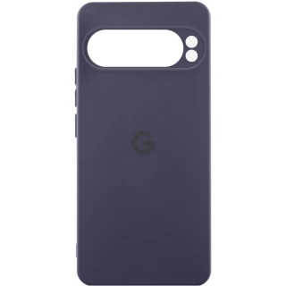 Чохол Silicone Case Lakshmi Premium L з закритою камерою на Google Pixel 9 Pro — Сірий / Dark Gray
