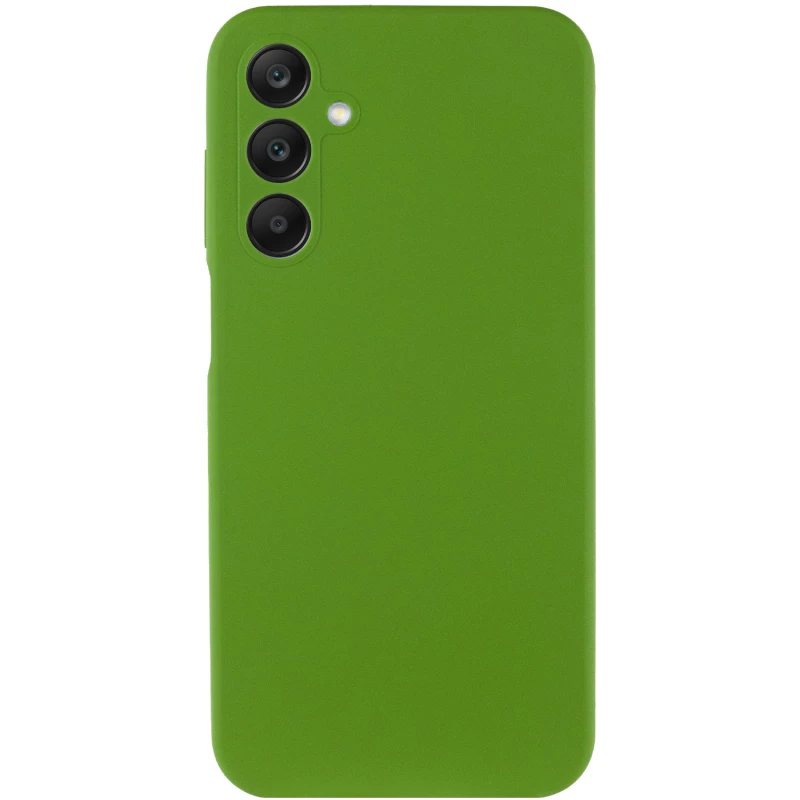 Чохол Silicone Case Lakshmi Plus з закритою камерою на Samsung Galaxy A05s – Зелений / Dark green. Фото 6 з 19