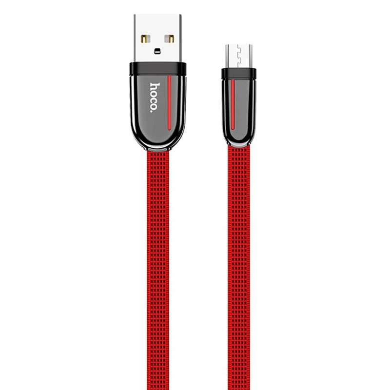 

Дата кабель Hoco U74 "Grand" MicroUSB (1.2m) (Червоний)