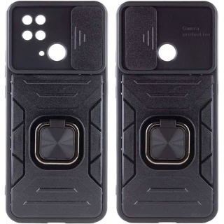 Протиударний чохол Flash зі шторкою для камери та кільцем на Xiaomi Redmi 10C фото 1 з 7