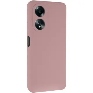 Чохол Silicone Case Lakshmi Premium із закритою камерою для Oppo A58 4G — Рожевий / Pink Sand