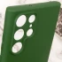 Чохол Silicone Cover Lakshmi Full Camera (AA) with Magnetic Fit для Samsung Galaxy S25 Ultra – Зелений / Dark green. Фото 8 з 9