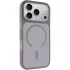 TPU+PC чехол Metal Buttons with Magnetic Fit для Apple iPhone 18 Pro Max – Серый / Grey. Фото 1 из 5