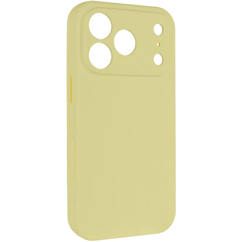 Чехол Silk Full Camera Protective (AA) NO LOGO для Apple iPhone 17 Pro Max (6.9") – Желтый / Mellow Yellow. Фото 1 из 5