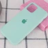 Чохол Silicone Case з закритим низом на Apple iPhone 11 Pro (5.8") – Бірюзовий / Turquoise. Фото 2 з 3