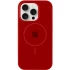 Чехол Silicone Armor Max with MagSafe для Apple iPhone 16 Plus – Красный / Deep Red. Фото 1 из 1