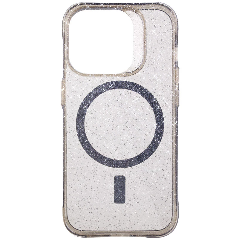 Зоряний чохол з MagSafe на Apple iPhone 14 Pro (6.1") – Black. Фото 5 з 12