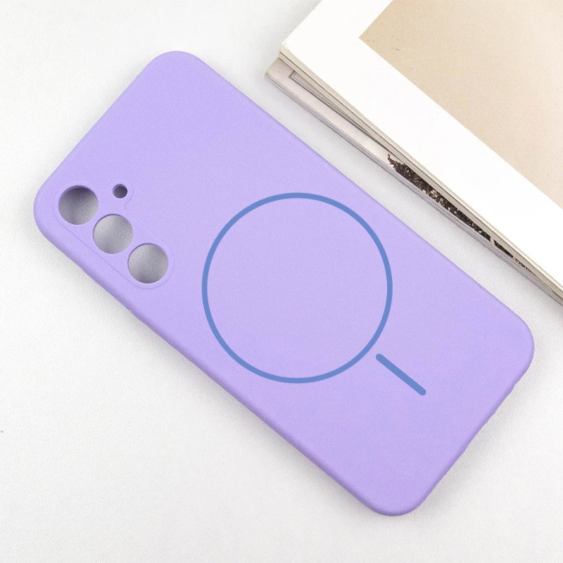 Чохол Silicone Cover Lakshmi Full Camera (AA) with Magnetic Fit для Samsung Galaxy S25 Edge – Бузковий / Dasheen. Фото 3 з 8