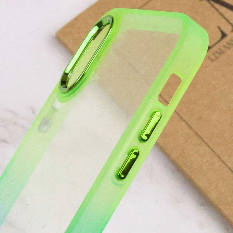 Силіконовий чохол фреш на Apple iPhone XS Max (6.5") – Бірюзовий / Лимонный. Фото 5 з 5