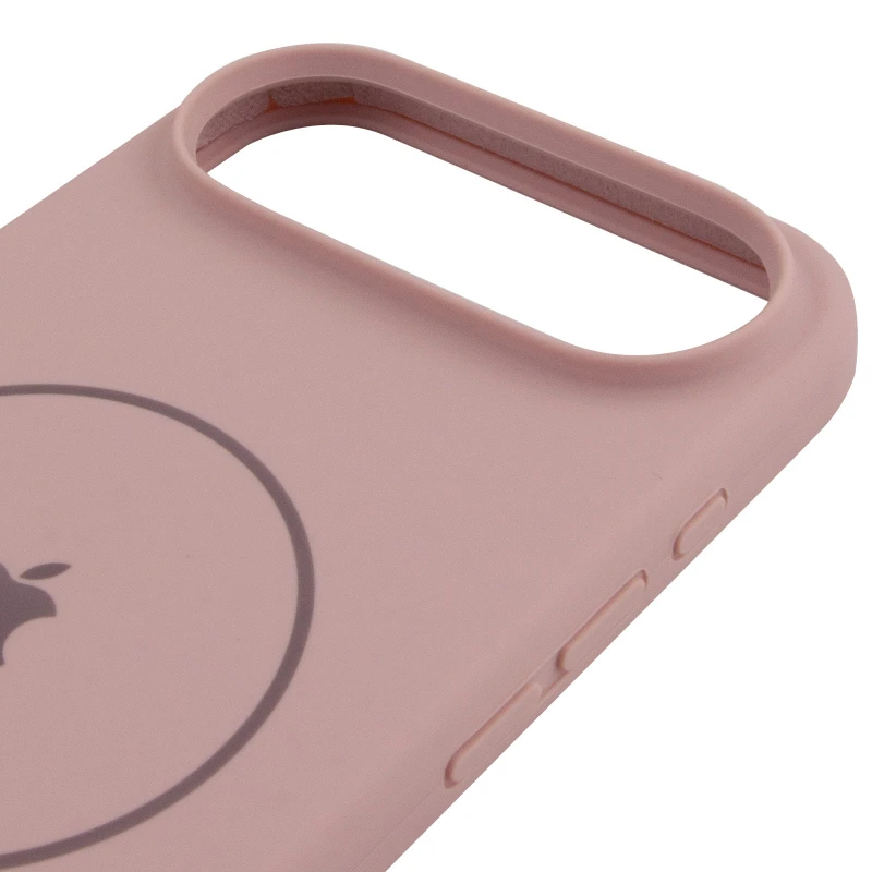 Чохол Silicone Case Full Protective (AA) V2 with MagSafe для Apple iPhone 17 Air (6.5") – Рожевий / Pink Sand. Фото 8 з 11