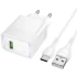 СЗУ Hoco CS111A Lounge PD22.5W (1USB-C) + кабель USB to Type-C – White. Фото 2 из 4