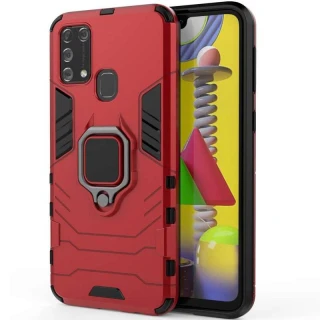 Противоударный чехол Transformer с кольцом для Samsung Galaxy M21 фото 1 из 6