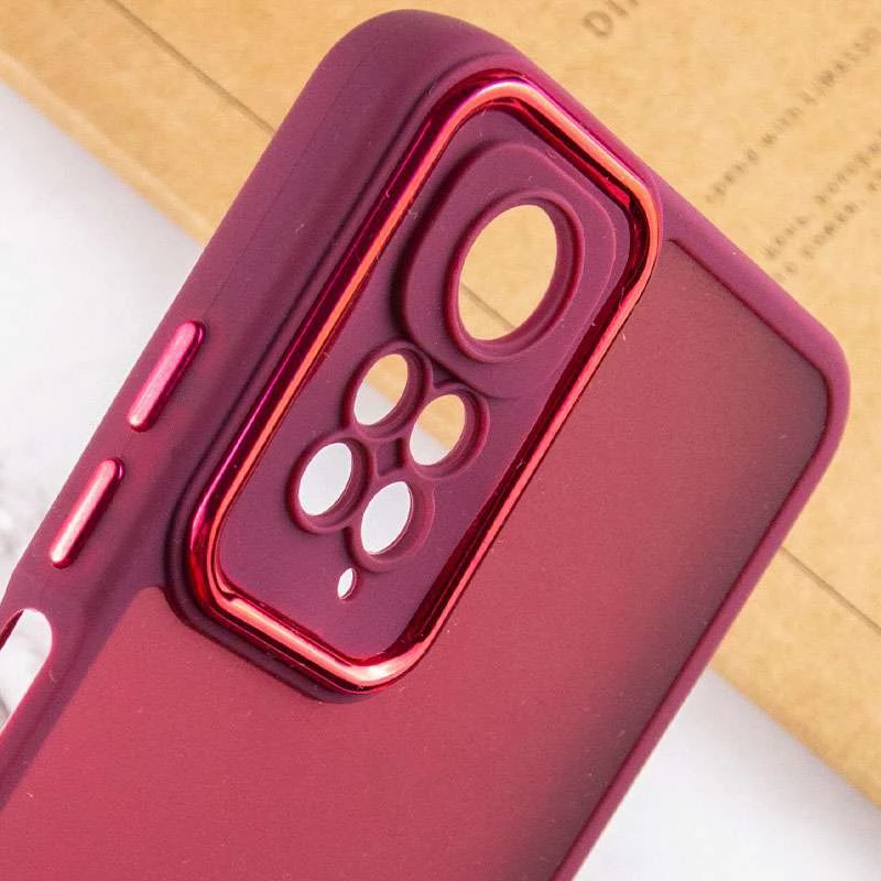 TPU+PC чехол Accent для Xiaomi Redmi Note 11 (Global) / Note 11S – Magenta. Фото 4 из 4