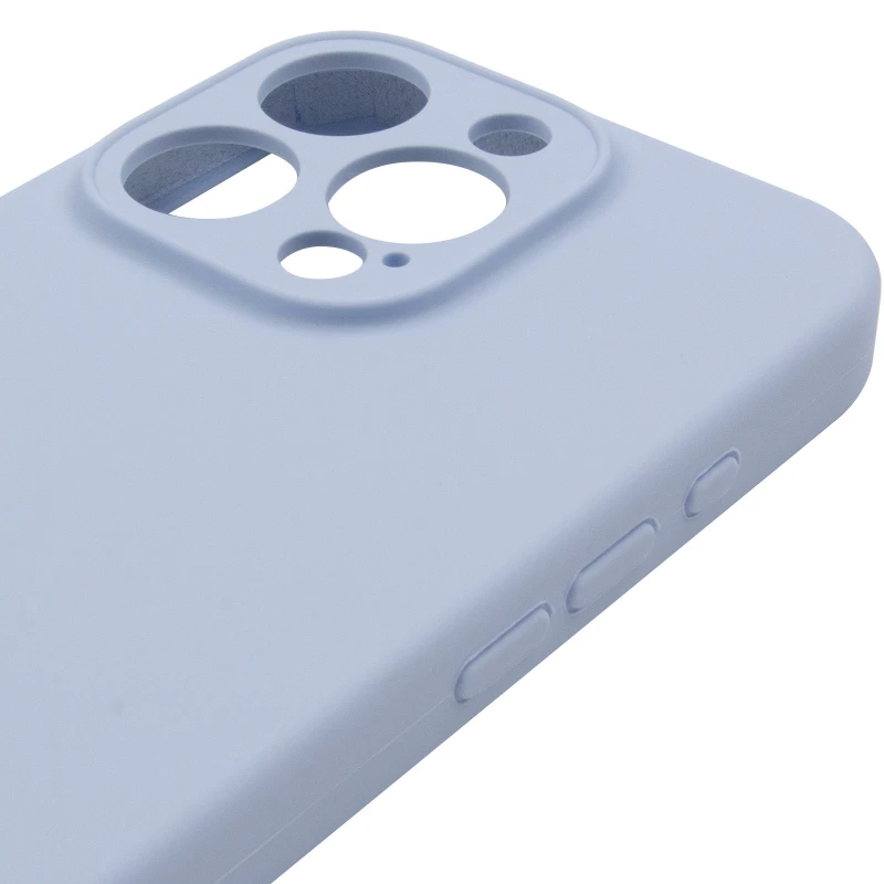 Чехол Silk Full Camera Protective (AA) NO LOGO для Apple iPhone 15 Pro (6.1") – Голубой / Lilac Blue. Фото 6 из 12