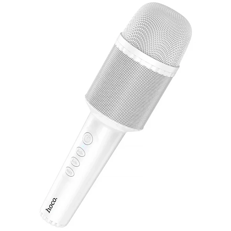 Караоке Мікрофон-колонка Hoco DBK1 – White. Фото 1 з 1