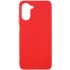 Кольоровий силіконовий чохол на Realme 10 4G – Червоний. Фото 1 з 6