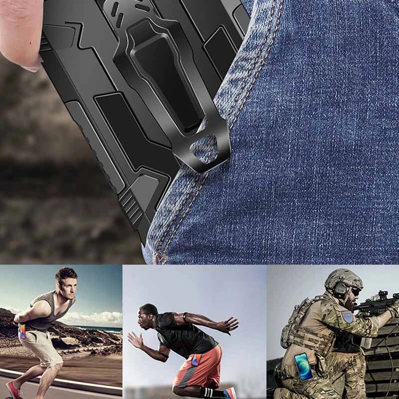 Протиударний чохол Defender Clip на Apple iPhone 15 (6.1") – Black. Фото 5 з 7