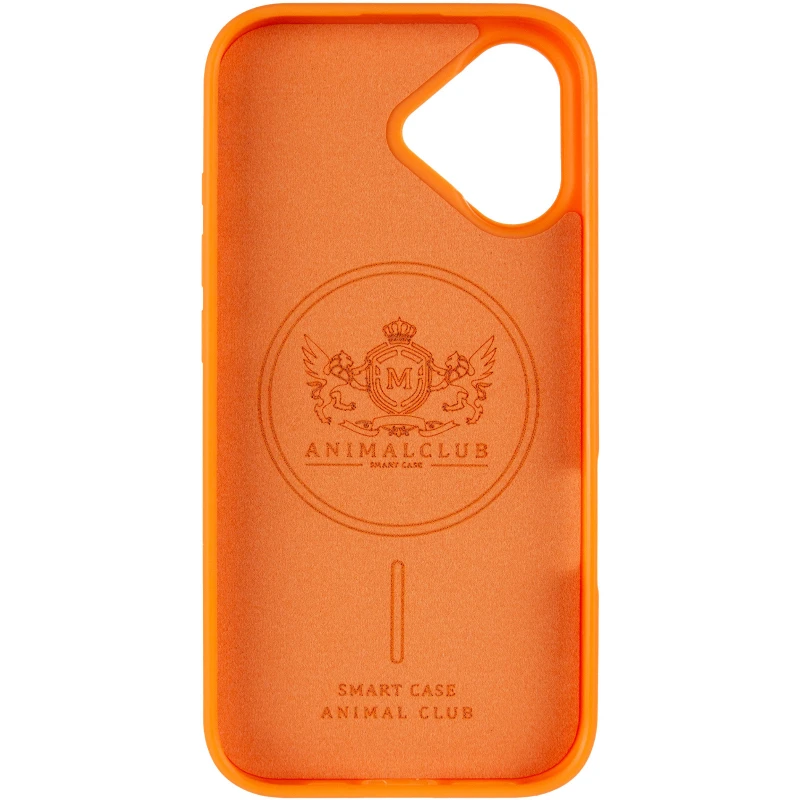TPU+PC чехол Animal Club для Apple iPhone 17 (6.3") – Hermes Orange. Фото 4 из 7