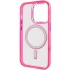 Силіконовий чохол Iris с MagSafe на Apple iPhone 14 Pro (6.1") – Малиновий. Фото 5 з 8
