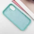 Чохол Silicone Case з закритим низом на Apple iPhone 16 – Бірюзовий / Marine Green. Фото 3 з 7