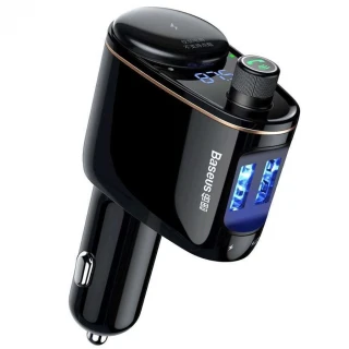 АЗП FM-модулятор Baseus Locomotive (3.4A) 2USB (CCALL-R) фото 1 з 5