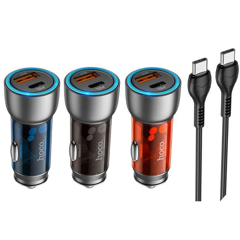 

АЗП Hoco NZ8 PD43W + QC3.0 + Type-C to Type-C