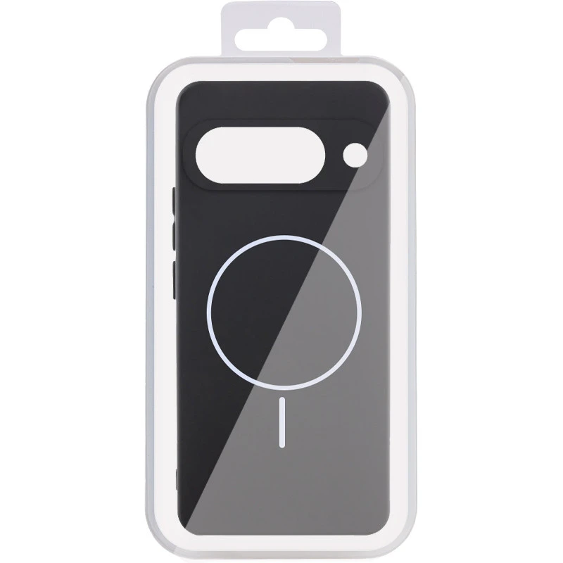 Чохол Silicone Cover Lakshmi Full Camera (AA) with Magnetic Fit для Google Pixel 9 – Чорний / Black. Фото 5 з 6