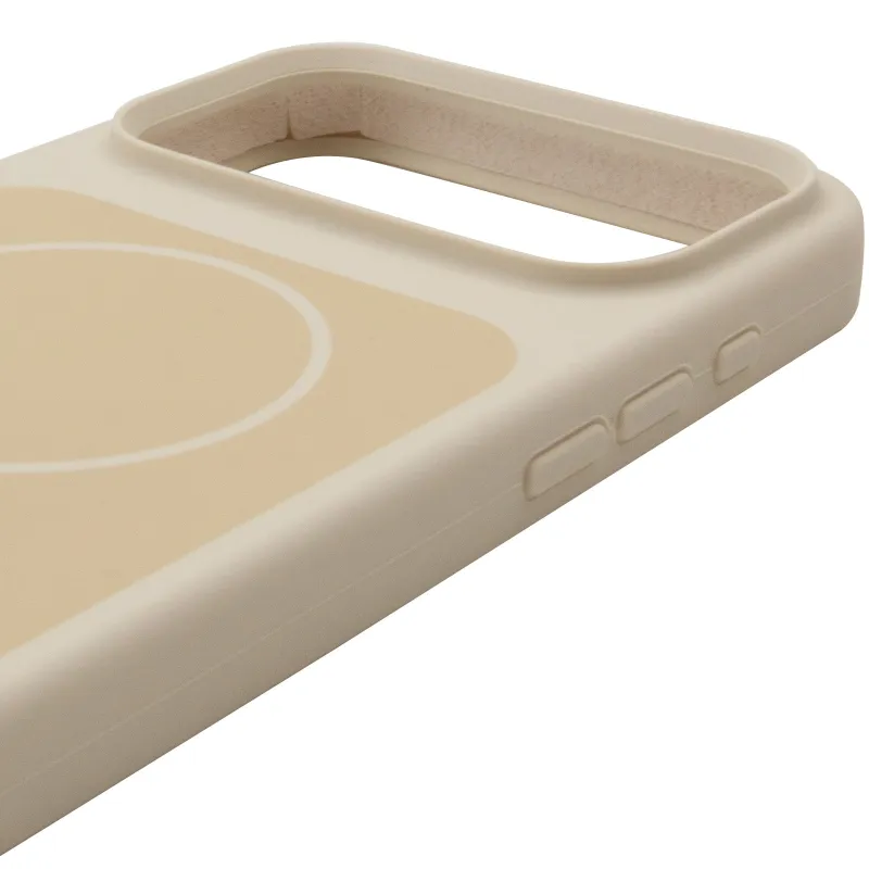 Чохол Silk Duo Color (AA) NO LOGO with Magnetic Fit для Apple iPhone 18 Pro – Antigue White. Фото 4 з 5