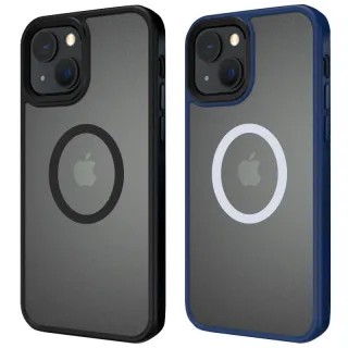 TPU+PC чехол Metal Buttons with Magnetic Fit для Apple iPhone 13 (6.1")