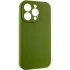 Чохол Silk Full Camera Protective (AA) NO LOGO для Apple iPhone 13 Pro (6.1") – Зелений / Dark Olive. Фото 2 з 8