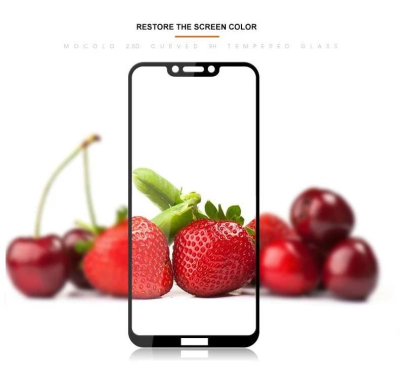 Захисне скло Mocolo (full glue) на Huawei Honor Play – Чорний. Фото 4 з 4