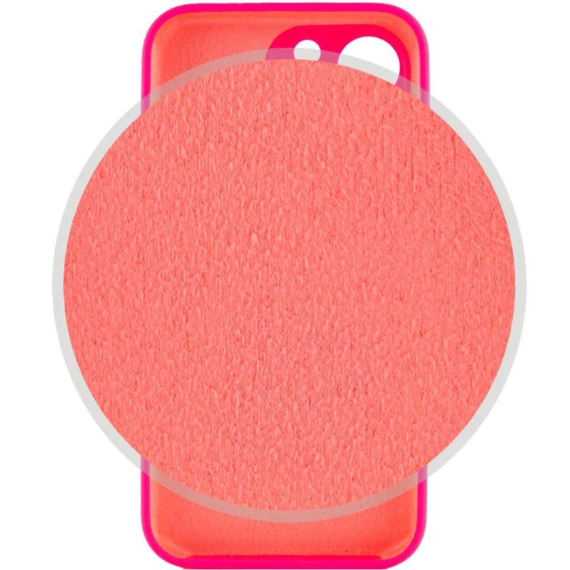Чехол Silicone Case с защитой камеры для Apple iPhone 15 Pro (6.1") – Розовый / Barbie pink. Фото 3 из 4