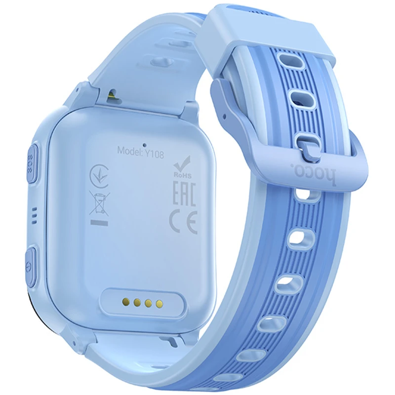 Дитячий cмарт-годинник Hoco Y108 4G with call function – Blue. Фото 2 з 3