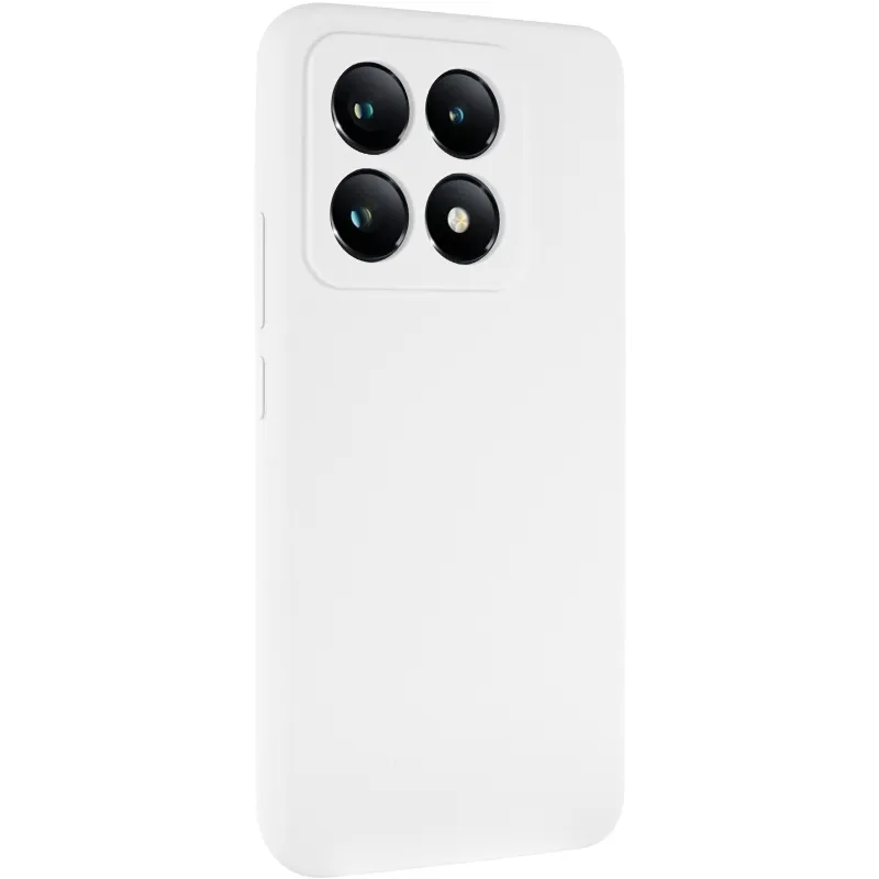 Чохол Silicone Case Lakshmi Premium із закритою камерою для Xiaomi 14T Pro – Білий / White. Фото 3 з 7
