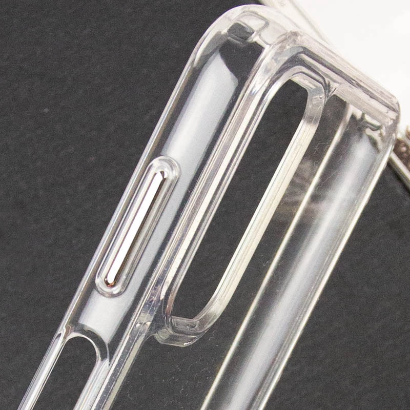 TPU+PC чохол з металевими кнопками на Samsung Galaxy M54 5G – Прозорий. Фото 10 з 11