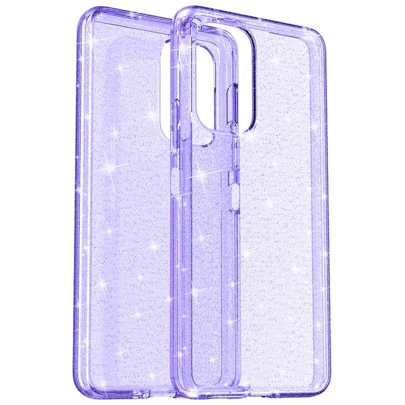 

Блестящий силиконовый чехол на Xiaomi Redmi 13C (Purple)