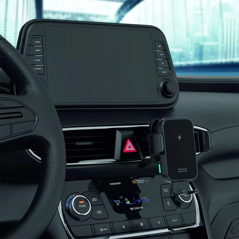 Автотримач з БЗП Proove Triple Clamp 15W – Black. Фото 5 з 6