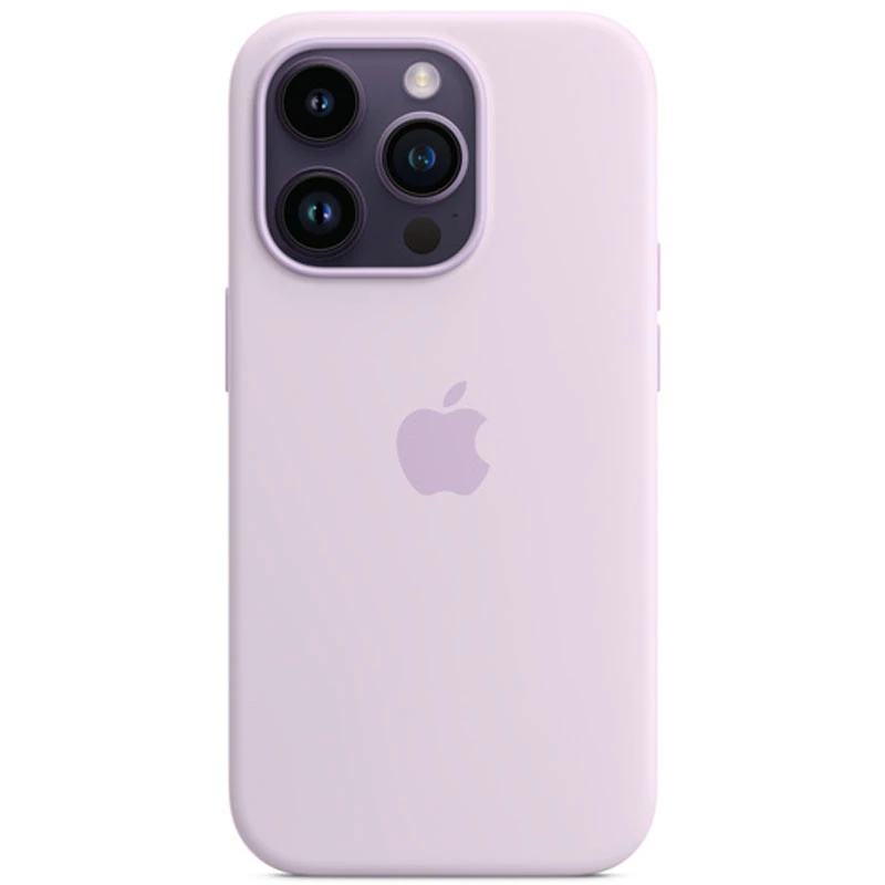 

Чехол Silicone Case с закрытым низом для Apple iPhone 13 Pro (6.1") (Сиреневый / Lilac), Бузковий / lilac