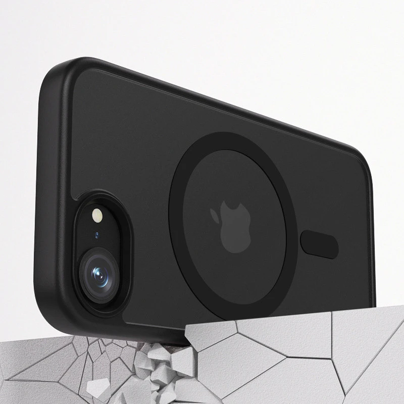 Чехол Ummi Colorful with MagSafe для Apple iPhone 17e (6.1") – Черный / Black. Фото 3 из 6